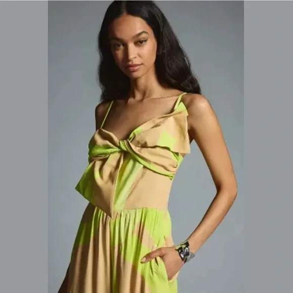 Hutch Bow-Front Wide-Leg Jumpsuit - Picture 2 of 3